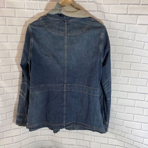 Anthro Holding Horses Denim Drawstring Jac… - Picture 3 of 6